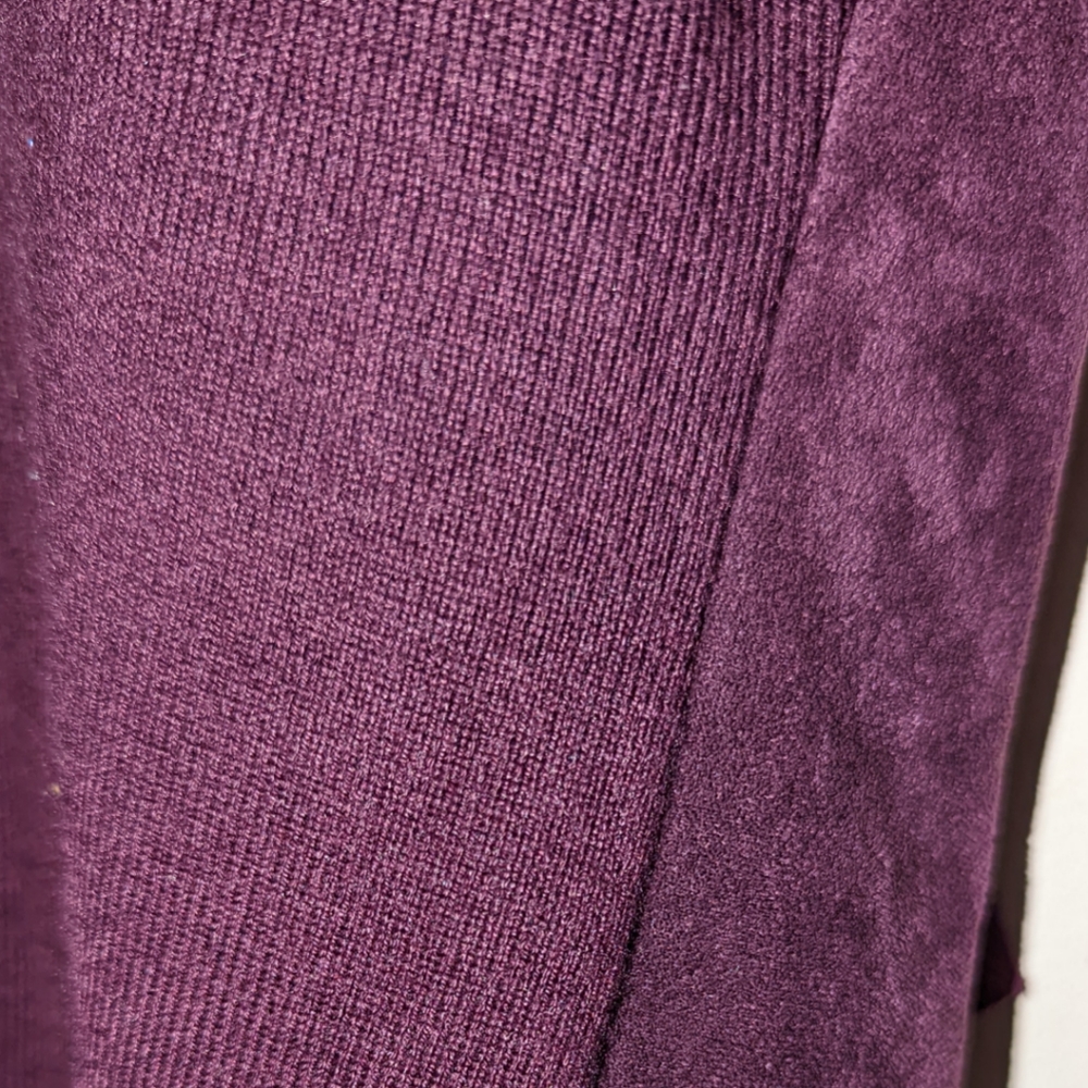 Calvin Klein Faux Suede Draped Vest Small - Picture 5 of 7